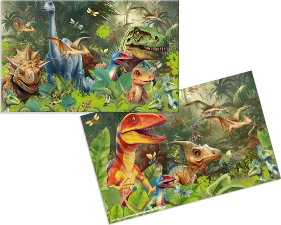 Picture of Herma HERMA  Schreibunterlage Karton Dino World 55x35 3Stk