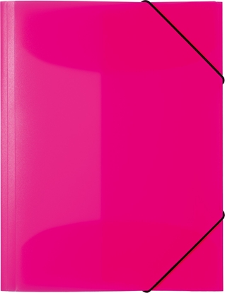 Picture of Herma HERMA Sammelmappe A4 neon pink Polypropylen 3St.