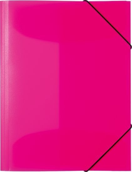 Picture of Herma HERMA Sammelmappe A4 neon pink Polypropylen 3St.