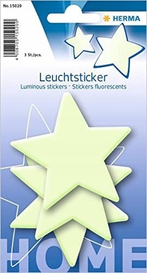 Picture of Herma Leuchtsticker Sterne
