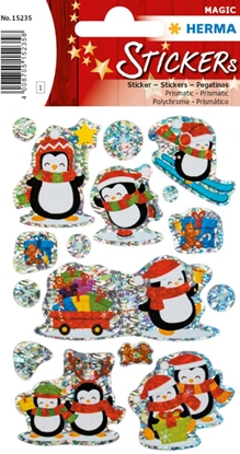 Attēls no HERMA MAGIC WEIHN. WINTER PINGUINE, PRISMATICF