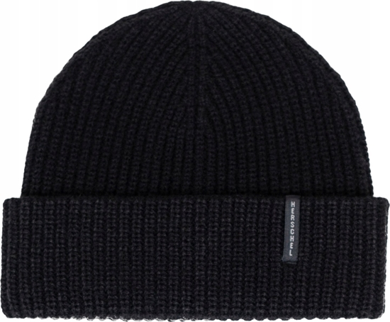 Picture of Herschel Herschel Watch Cap Vertical ID Beanie 50356-00001 Czarne One size