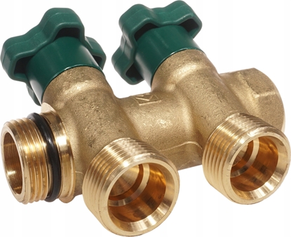 Attēls no Herz Rozdzielacz T-Less do wody uytkowej 2 sekcje