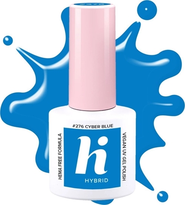 Picture of Hi Hybrid Hi Hybrid HEMA Free Lakier hybrydowy Neon #276 Cyber Blue 5ml
