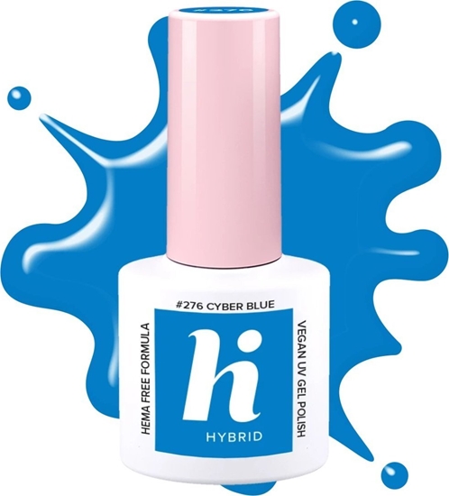Picture of Hi Hybrid Hi Hybrid HEMA Free Lakier hybrydowy Neon #276 Cyber Blue 5ml
