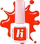Attēls no Hi Hybrid Hi Hybrid HEMA Free Lakier hybrydowy Neon #278 Cosmo Orange 5ml