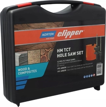 Изображение Hikoki NORTON TCT HOLE SAW SET 12 pcs. WOOD AND COMPOSITES