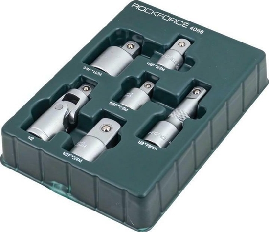 Изображение Hikoki ROCKFORCE ADAPTERS 1/2 3/8 3/4" set, 6 pcs.