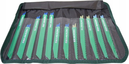 Изображение HIKOKI SAW BLADE FOR SABRE SAWS SET 12pcs