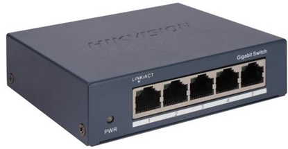 Attēls no Hikvision DS-3E0505-O cza sieciowe Nie zarzdzany Gigabit Ethernet (10/100/1000) Czarny