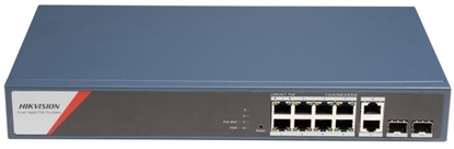 Изображение Hikvision DS-3E1512HP-SI-8P2T2F Managed Switch PoE - Switch - 1 Gbps (DS-3E1512HP-SI-8P2T2F)