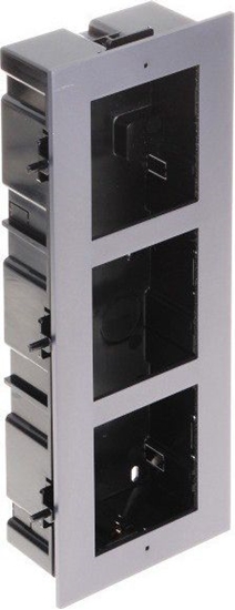 Изображение Hikvision HIKVISION DS-KD-ACF3, rámeek pro modulární interkom, pro 3 moduly, zápustná montá