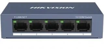Picture of Switch Hikvision Hikvision Pro Series DS-3E0105-O cza sieciowe Nie zarzdzany Fast Ethernet (10/100) Szary