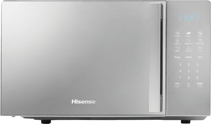 Attēls no Hisense  20 L  700 W  sudraba - Mikrovilnu krasns