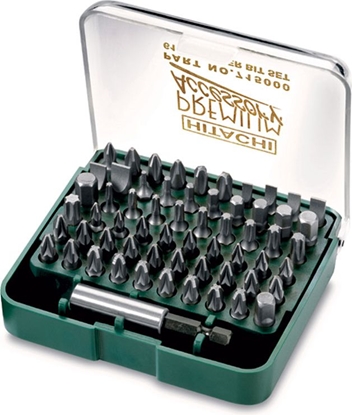 Attēls no Hitachi Zestaw bitów magnetyczny uchwyt adapter 61szt. (715000)