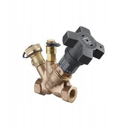 Изображение Hydrocontrol VTR, zawór równowacy, DN 25, 1GW, brz, z zaworem pomiarowym i zaworem kulowym