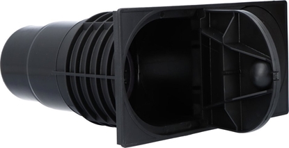 Attēls no HL Wpust rynnowy z koszem osadczym, rewizj i klap zapachow, odpyw DN110/125 dla rynien/rur spustowych 50,75,90,100,110,120mm