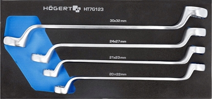 Изображение Högert Technik HOGERT SET OF RING WRENCHES 4 pcs., EVA INSERT
