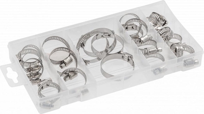 Picture of Högert Technik Obejmy Zestaw Obejm limakowych 40 Szt Hogert