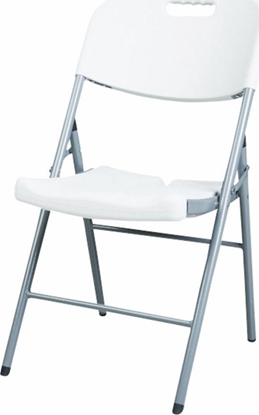 Picture of Home It Enjoy>it® luksus klapstol 45 × 50 × 88 cm hvid/grå