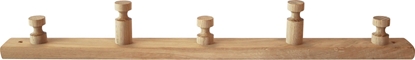 Picture of Home It Home>it® knagerække 5 knage 50×7×4 cm egetræ natur