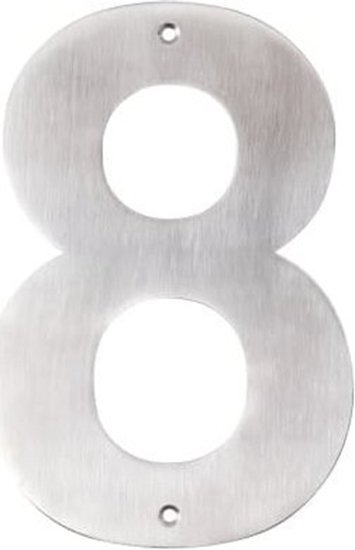 Picture of Home It Husnummer 8 rustfrit stål