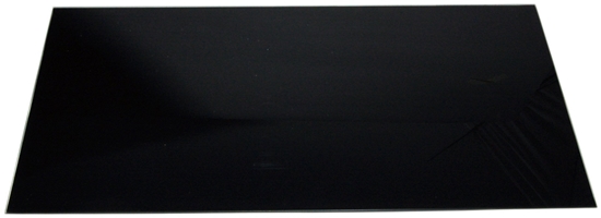 Picture of Home It Stænkplade sort glas 80x40 cm.
