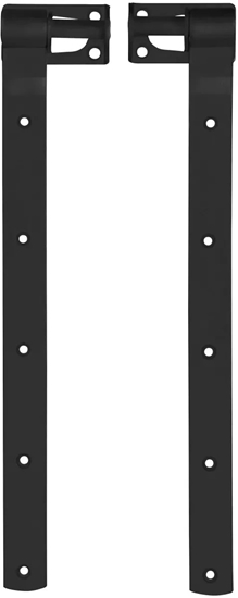 Picture of HOME It® stabelhængsel matsort 400 mm zinkbehandlet carbonstål 2 stk.