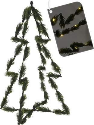 Изображение Home Styling Collection Choinka sztuczna wiecca zielona 30 LED 40 cm