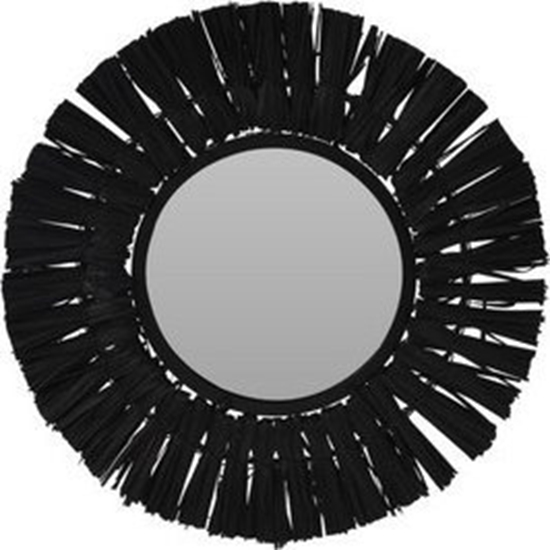 Picture of Home Styling Collection Lustro cienne czarne okrge 32 cm