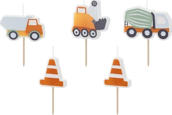 Picture of Home Styling Collection wieczki urodzinowe Samolot 4,5-5cm 3 szt.