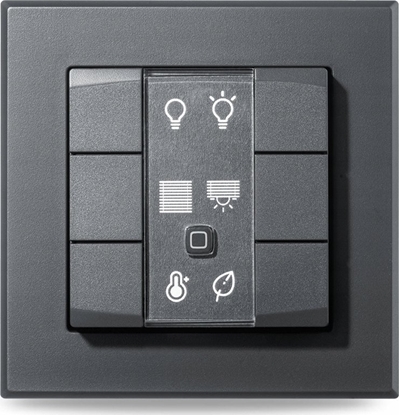 Picture of HomeMatic IP Homematic IP Wandtaster - 6-fach, anthrazit