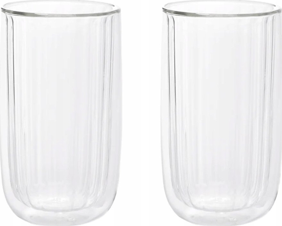 Picture of Homla Double-wall glasses Homla CEMBRA GROOVE, 2 x