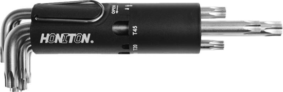 Picture of Honiton Zestaw kluczy trzpieniowych torx typ L T10-T50 8szt. (H-159)