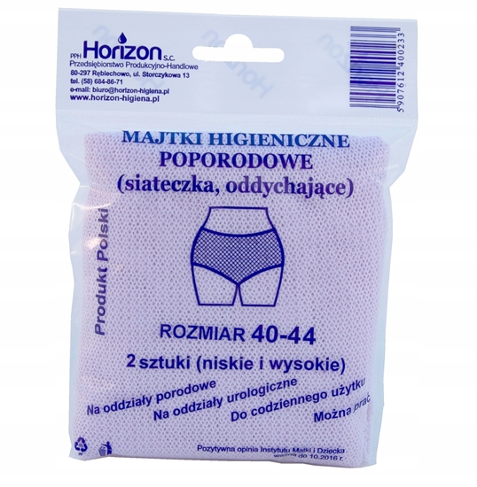 Picture of HORIZON-MAJTKI POPORODOWE SIATKA 40-44    A 2SZT