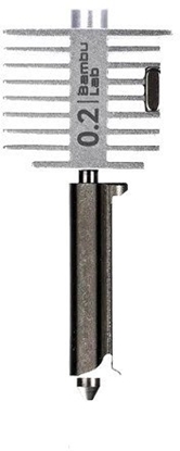 Изображение Hotend z dysz ze stali nierdzewnej do drukarek Bambu Lab z serii A1 - 0,2 mm}