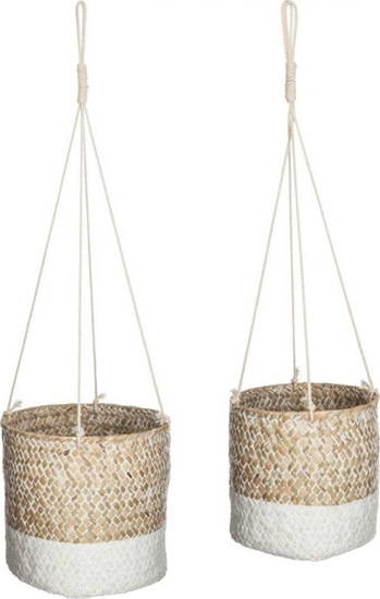 Picture of HowHomely Komplet kwietników wiszcych Ethnik