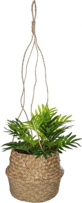 Picture of HowHomely Kwietnik wiszcy z trawy morskiej 18 cm