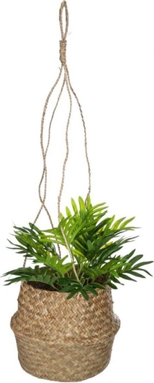 Picture of HowHomely Kwietnik wiszcy z trawy morskiej 18 cm