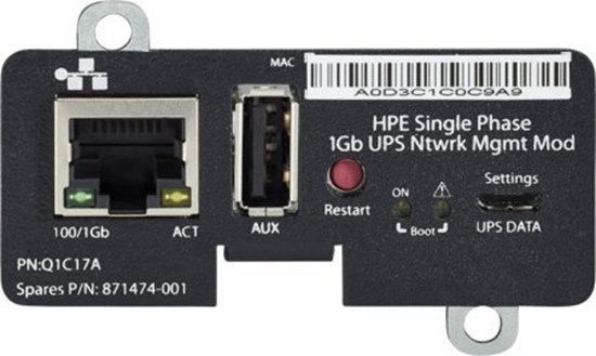 Picture of HP HPE Single Phase 1Gb UPS with Network Management Module