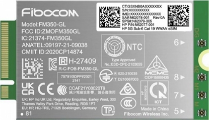Attēls no HP 5G NR/4G WWAN for G11