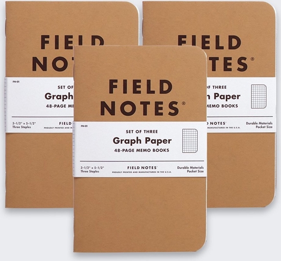 Picture of HP Notes Field Notes Original Kraft Kratka 3 Pack