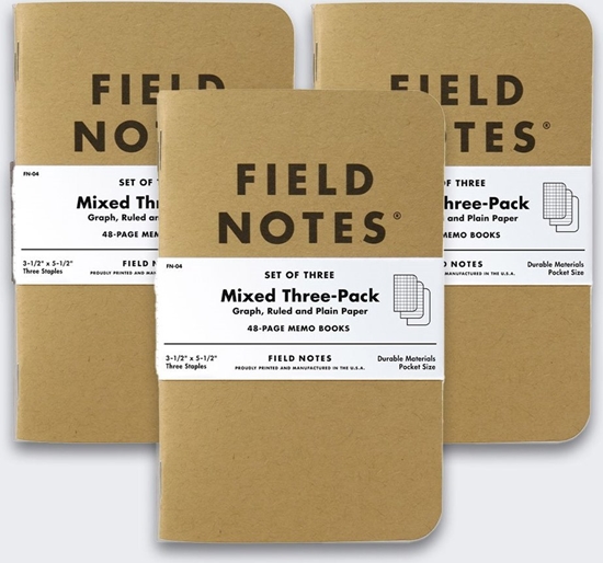 Picture of HP Notes Field Notes Original Kraft Mix 3 Pack