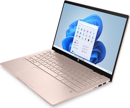 Attēls no HP Pavilion x360 14-ek2000ny Laptop 14'' FHD Core 5 120U 16GB 512GB SSD W11H, Pale Rose Gold