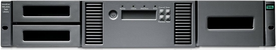 Picture of HPE Storage MSL2024 Tape Library 1x MSL LTO-8 SAS Drive 15x LTO-8 30TB Data Cartridges