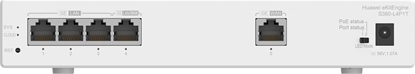 Изображение Huawei Huawei S380-L4P1T Gigabit Ethernet (10/100/1000) Obsuga PoE Szary
