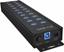 Attēls no Hub IB-HUB1720-U3 20 port HUB, 96 WATT PSU, 18 x USB-A Port,2 x USB port do adowania