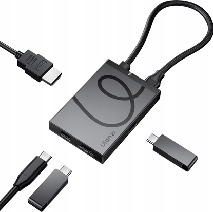 Picture of HUB Rozdzielacz 4w1 USB TYPE-C na 1x HDMI 4K 3x USB-C PD3.0 10Gbps / Ulanzi H1