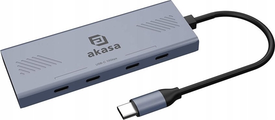 Изображение HUB USB Akasa AKASA Hub 7 v 1, USB-A 3.2 Gen 1, edá