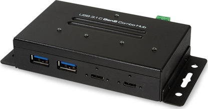Изображение Logilink USB-C 3.1 HUB 4-port Combo Gen 2 Industrieausf.